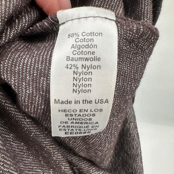 MICHAEL STARS NWT Ultra Rib Shine Long Sleeve Bodycon Ruched Dress // S - Picture 9 of 12